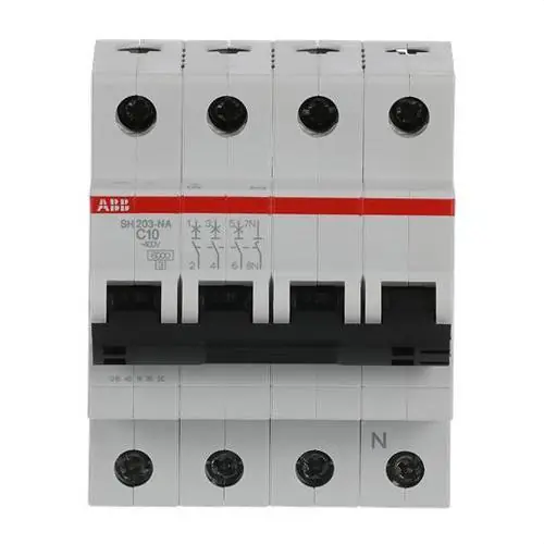 INTERRUPTOR AUTOMÁTICO SH203-C10NA 3P+N 10A C 6kA Promoción Exclusiva