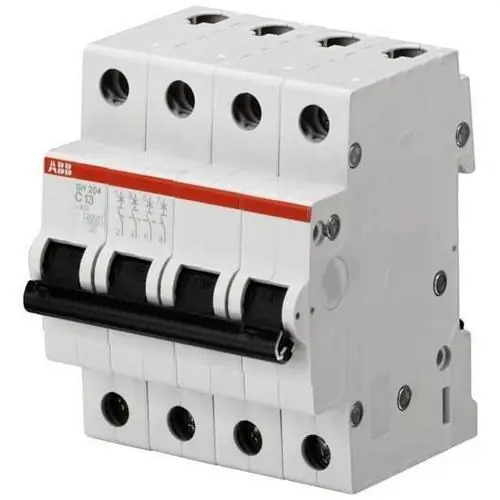 Solo Hoy INTERRUPTOR AUTOMÁTICO SH204-C63 4P 63A C 6kA