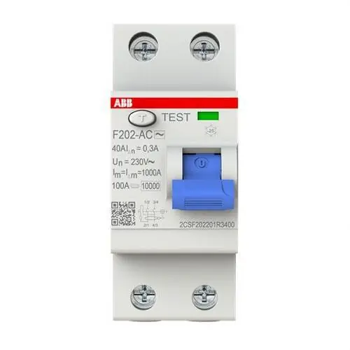 Directo De Fábrica INTERRUPTOR DIFERENCIAL RESIDENCIAL/TERCIARIO F202AS-40/0,3 2P 40A S 300mA