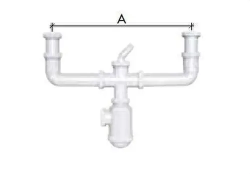 Oferta De Temporada SIFÓN BOT.C-44 S/H d.1.1/2" 40 DBL.RACORD EXTBLE.T.ELECTDOM.