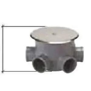 Últimas Unidades BOTE SIFÓNICO PVC C-140 110mm CON TAPA DIÁMETRO 40x50