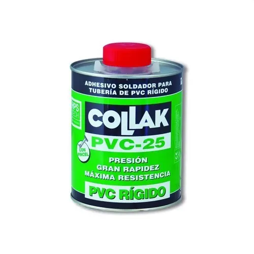 ADHESIVO SOLDADURA P.V.C.-25 PINCEL 1000ml Alta Calidad