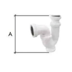 Precio Bajo SIFÓN CURVO C-9 SALIDA HORIZONTAL DIÁMETRO 1.1/2" 40 CON RACORD