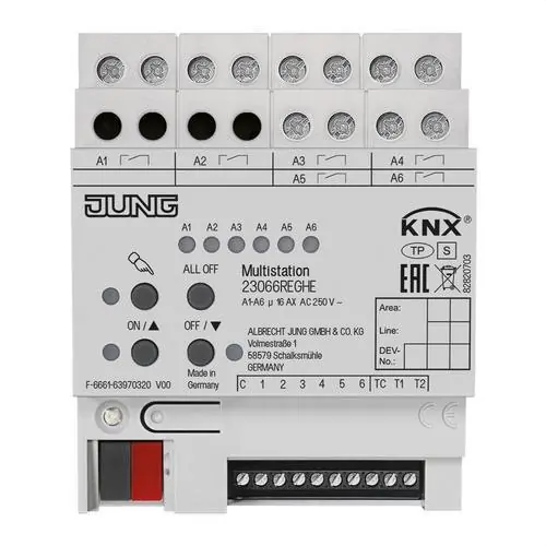 Súper Precio MULTISTATION KNX 6 ENTRADAS 6 SALIDAS 16A