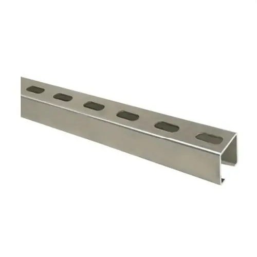 PERFIL STRUT 41x41x2mm 3m ACERO CINCADO Marca Reconocida