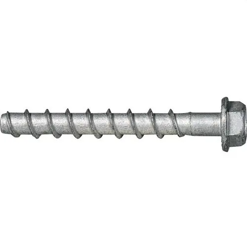TORNILLO DIRECTO A HORMIGÓN BTS B 6-55/5 CABEZA HEXAGONAL GRIS CINCADO ALUMINIO Marca Reconocida