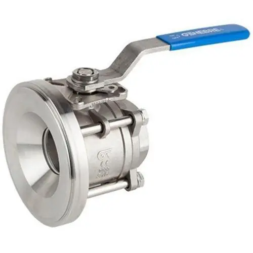 VÁLVULA ESFERA FONDO CUBA I316 ROSCA GAS 1.1/2" INOXIDABLE Entrega Rápida