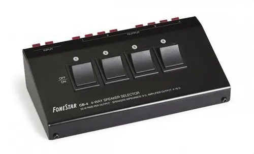 Favorito De Clientes SELECTOR ALTAVOZ ESTÉREO 4 VÍAS