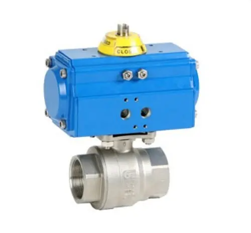 Promoción Exclusiva VÁLVULA ESFERA 1/2" GNP14 INOXIDABLE ACTUADOR DOBLE