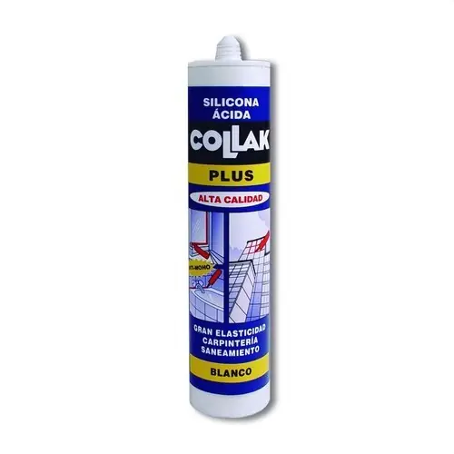SILICONA ÁCIDA PLUS NEGRO 280ml Rebajas