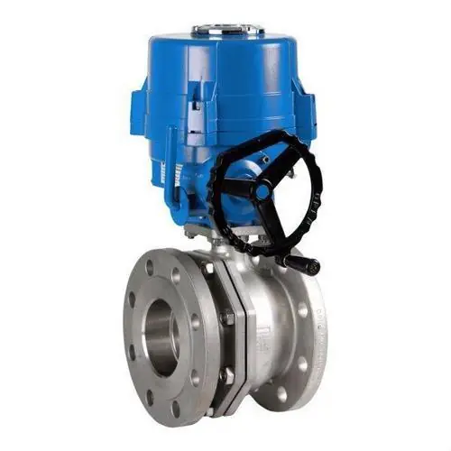 Última Versión VÁLVULA ESFERA 5" GE-50 AISI 316 SERVOMOTOR 2 PIEZAS