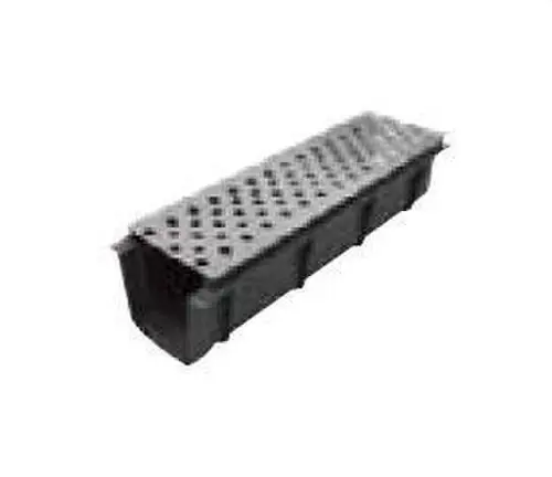 CANALETA CON REJILLA METÁLICA C-208-M 520x170 MATE Pago Seguro