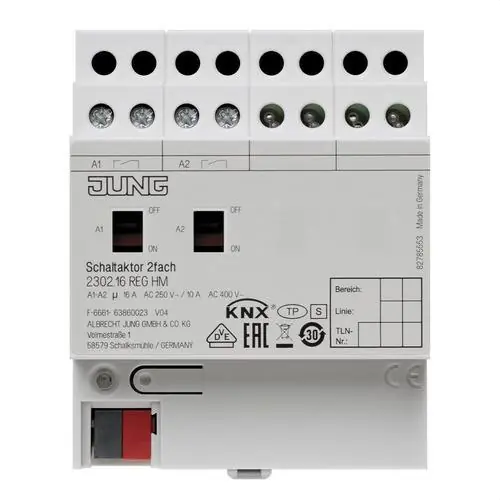 ACTUADOR 2 CANALES KNX 16A 4P Envío Gratis