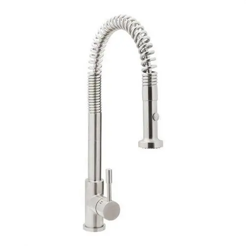GRIFO DE COCINA MONOMANDO INOX CON MUELLE Y DUCHA EXTRAÍBLE TAU ACERO INOXIDABLE Novedad