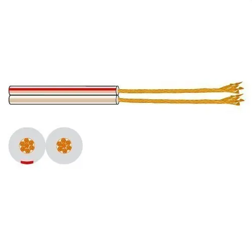 CABLE PROFESIONAL 2 CONDUCTOR 6x3mm (ROLLO 100m) Alta Calidad