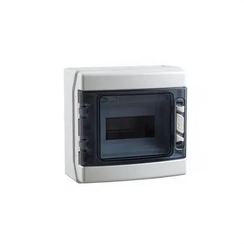 CAJA IP65 SUPERFICIE 1x8 MÓDULOS N-T ABS DE COLOR GRIS TRANSPARENTE Bestseller