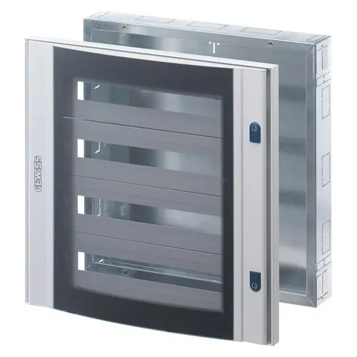 Ordenar Ahora Mismo CUADRO EMP.CVX 160l 120(24x5)MOD.PTA.CRIST.600x800x105mm GR RAL7035 IP40