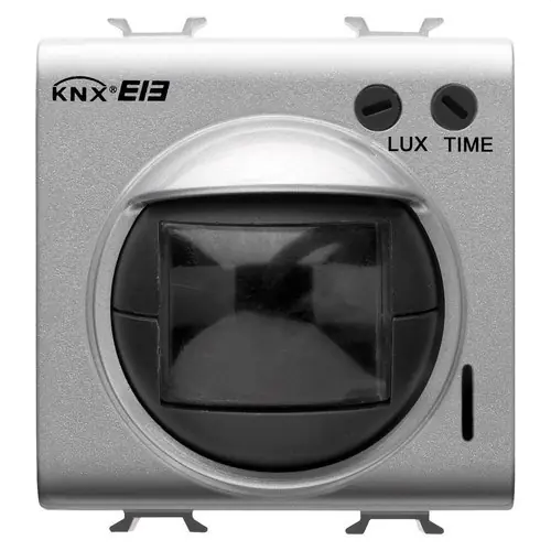 DETECTOR IR+CREPUSCULAR KNX TITANIO Rebajas