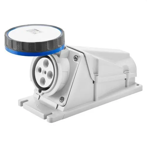 Oferta Especial BASE FJA.PARED 90° CONEXIONADO TORN.3P+T 63A 200-250V 50-60Hz 9h AZ IP67