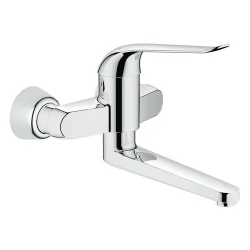 MONOMANDO LAVABO MURAL 1/2" EUROECO CAÑO 256mm CROMO A Buen Precio
