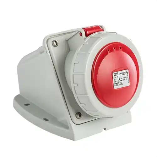 Favorito De Clientes BASE MURAL IP67 3 POLOS + TIERRA 440V 32A 3h DE COLOR ROJO