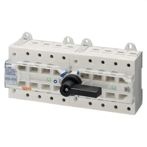 CONMUTADOR TRES POSICIONES I O II 4P 125A 400V CON 12 MÓDULOS Oferta De Temporada