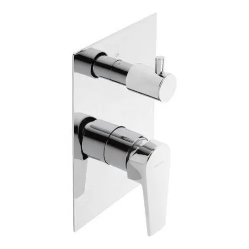 Disponible Ahora MONOMANDO DUCHA EMPOTRAR KLIP 2 CON INVERSOR 2 VÍAS CROMO