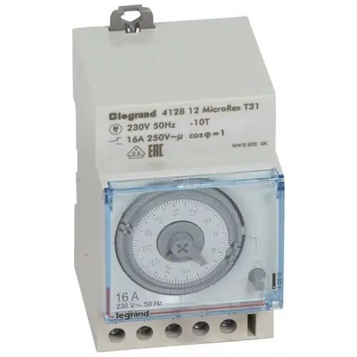 INTERRUPTOR HORARIO ANALÓGICO SR/D/1x16 3 MÓDULOS Rebajas
