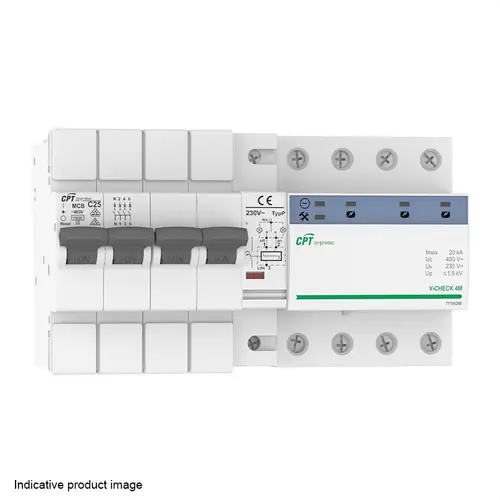 PROTECTOR CONTRA SBT.COMBI.V-CHECK 4MR-40 230/400V 3P+N CV.C IGA 40A 2 20kA Imprescindible (Must-Have)