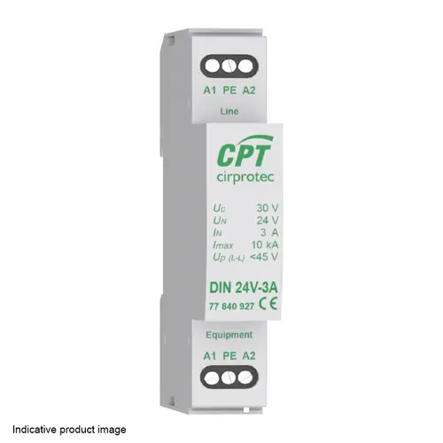 Solo Hoy PROTECTOR FUENTE ALIMENTACIÓN din/IPAR/10kA/24V/3A