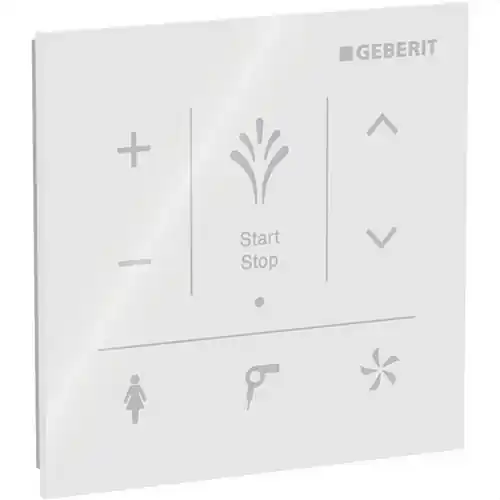 Rebajas PANEL CONTROL PARED VIDRIO BLANCO