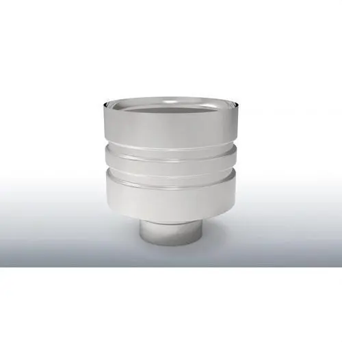 DEFLECTOR ANTIRREVOQUE DIÁMETRO 100 PARED DOBLE INOXIDABLE 316 Promoción Exclusiva