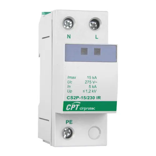 PROTECTOR BIPOLAR tipo-2 15kA 230V IR Solo Por Tiempo Limitado