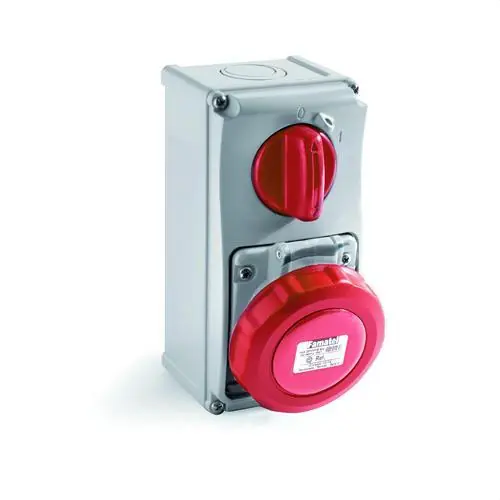 Envío Gratis BASE INTERBLOCANTE VERTICAL 32A 380-415V 3P+T