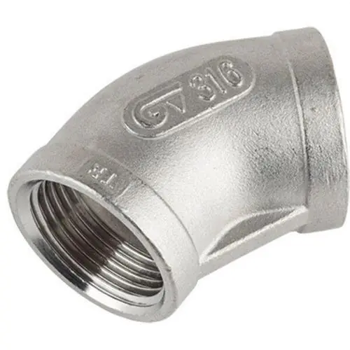 CODO 45º HH INOX 316 NPT 1" Compra Hoy