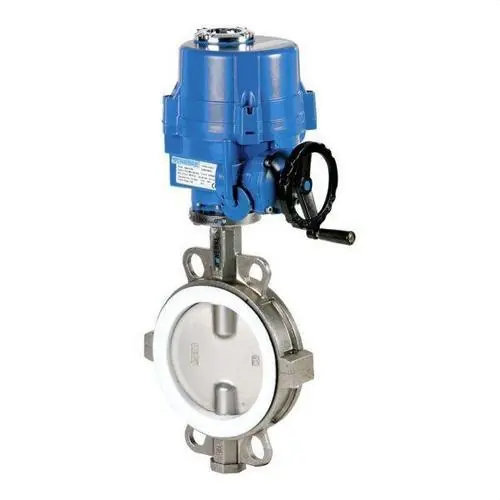 VÁLVULA MARIPOSA WAFER GE-050 ACTUADOR ELÉCTRICO 8" Precio Reducido