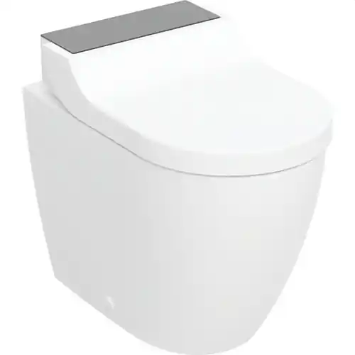 INODORO BIDÉ SUELO AQUA CLEAN TUMA COMFORT VIDRIO NEGRO Gran Oferta