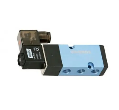 ELECTROVÁLVULA 5 VÍAS 1/4" A48V Marca Reconocida