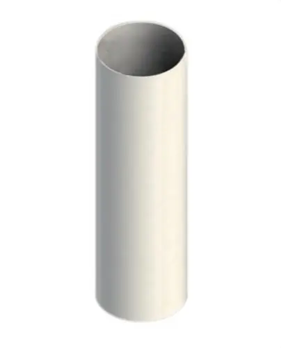 Disponible Ahora TUBO CHIMENEA M-M DIÁMETRO 132 1500mm ALUMINIO BLANCO