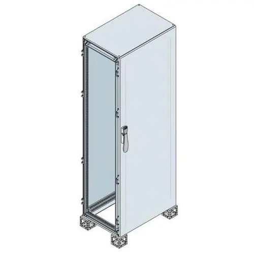 Económico ARMARIO CON PUERTA CIEGA 2200x400x600mm GRIS CLARO RAL 7035