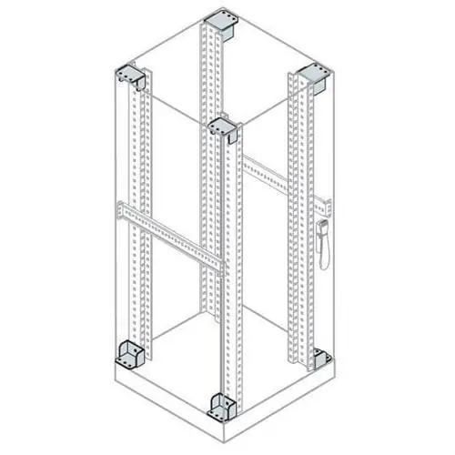Solo Hoy KIT SOPORTES FIJACIÓN RACK 19" IS2 600mm (4u)