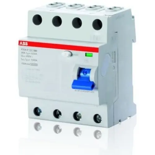 INTERRUPTOR DIFERENCIAL F204 F-63/0,03 4P 63 F 30mA Certificado