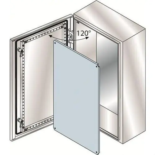 CERRAMIENTO PLACA CON PUERTA CIEGA 1200x800x300mm ACERO INOXIDABLE Entrega Rápida