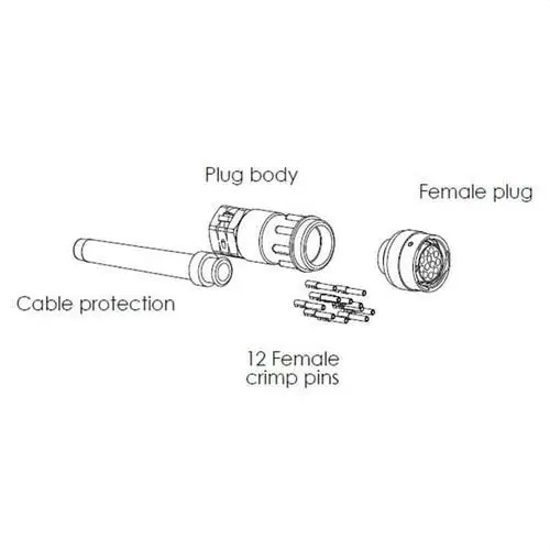 Rebajas CONECTOR JSHK0 12P PARA JSHD4