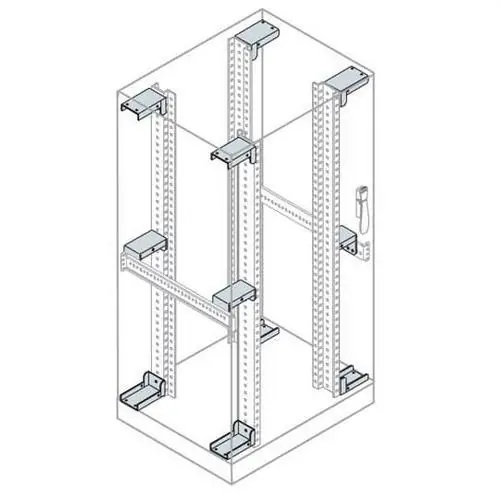 KIT SOPORTES FIJACIÓN RACK 19" IS2 800mm (2u) Precio Bajo