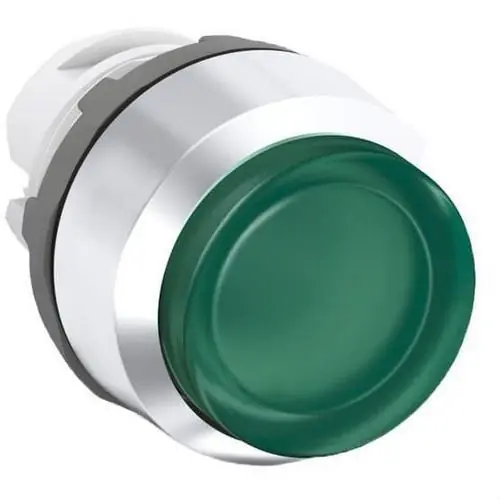 PULSADOR SALIENTE MP3-31G VERDE METAL Alta Calidad