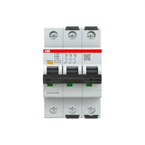 Precio Bajo INTERRUPTOR AUTOMÁTICO S303P-K6 3P 6A CLASE K 25kA