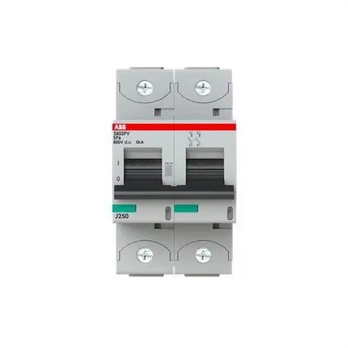 Más Vendido INTERRUPTOR AUTOMÁTICO S802PV-SP6 2p 6A 5kA