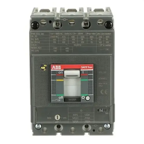 INTERRUPTOR AUTOMÁTICO XT2L160 MA R20 IM120-280 3P F-F Precio Económico