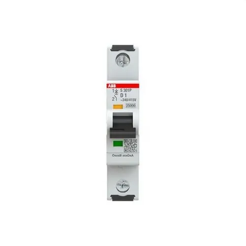 INTERRUPTOR AUTOMÁTICO S301P-D1 1P 1A CLASE D 25kA Últimas Unidades